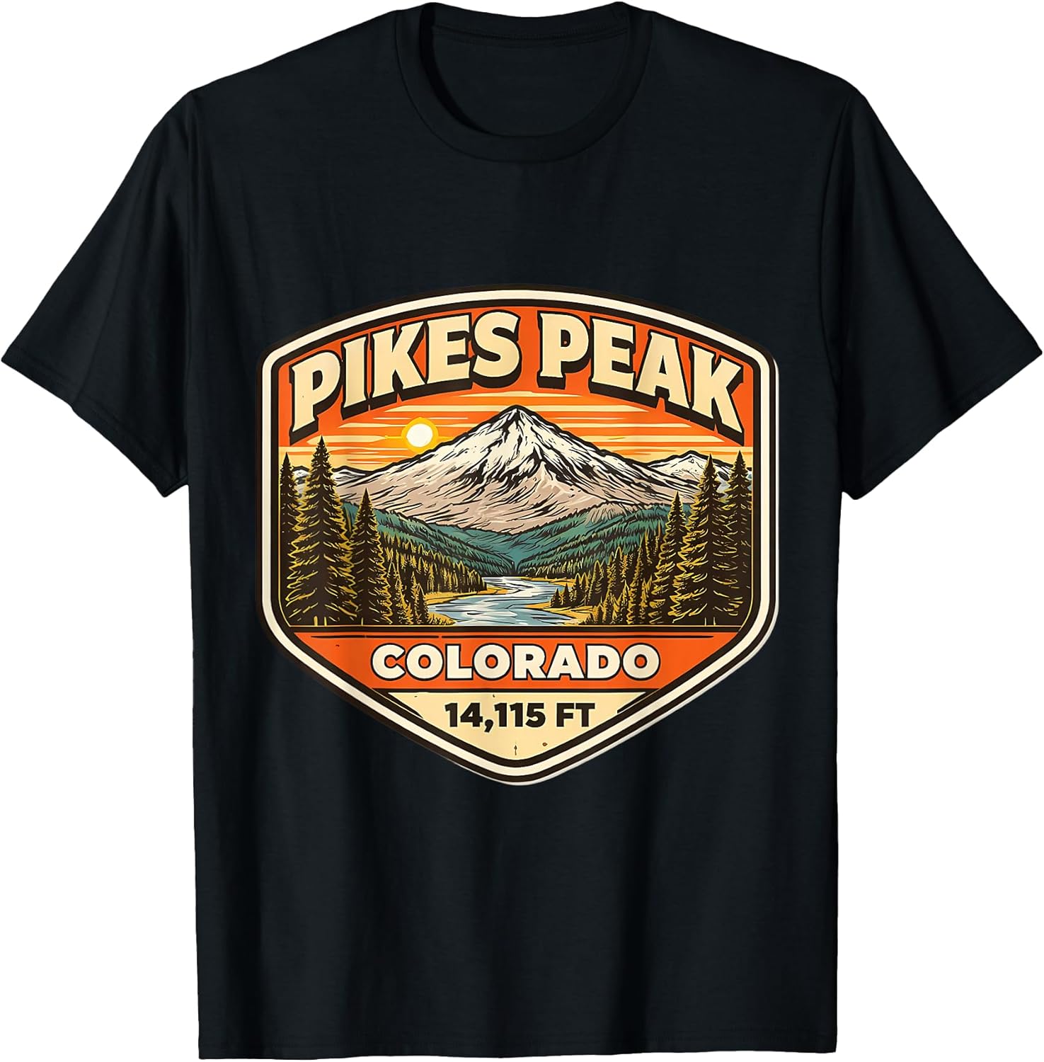Pikes Peak Colorado Souvenir Mountain Merch