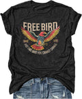 Country Concert Shirts for Women Vintage Graphic Tees Rock Band Shirt Country Western Cowgirl Shirts Casual Summer Tops