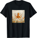 Octopus Flowers With Hearts Around Boho Merch