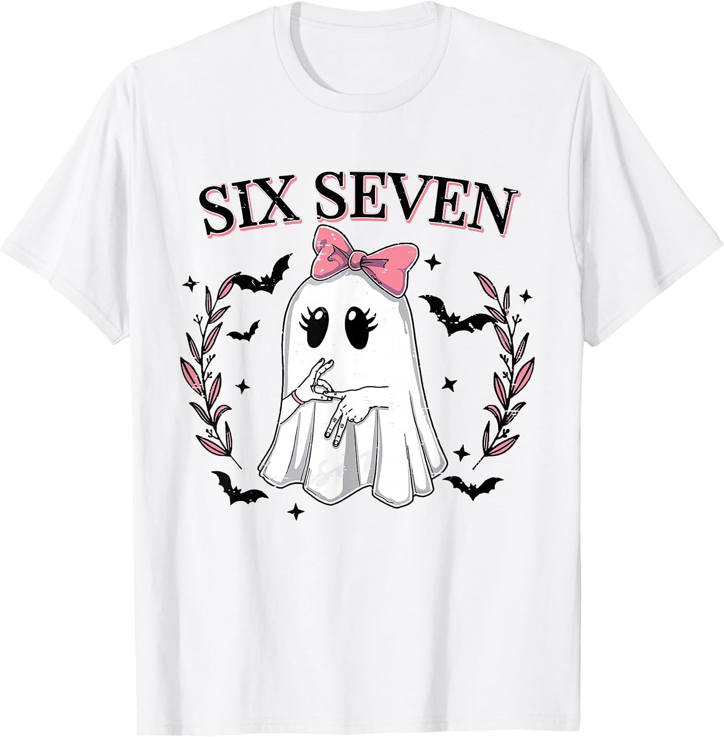 Funny Six Seven Meme 67 Ghost Halloween 6 7 Girl