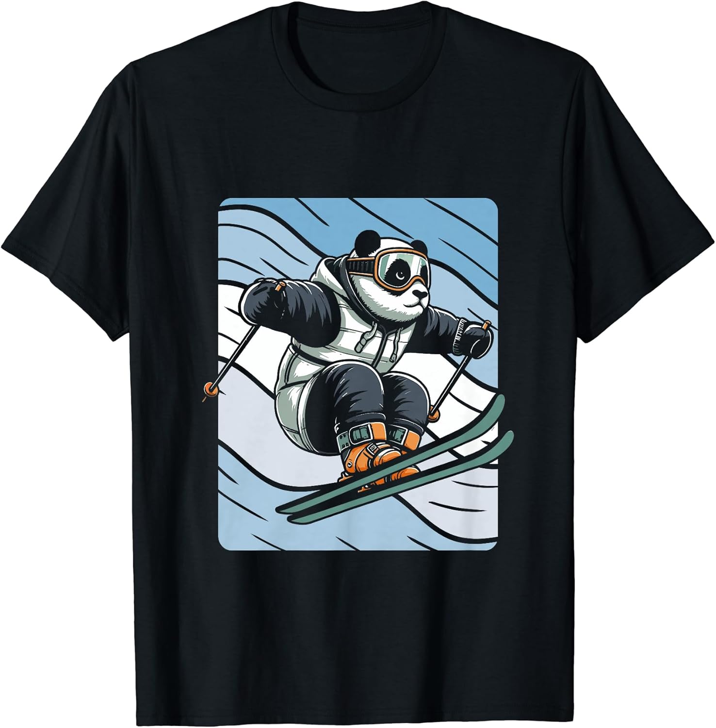 Ski Panda Downhill Skiing Wintersports