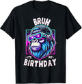 Gorilla Birthday Clothing Family Party Bday Teen