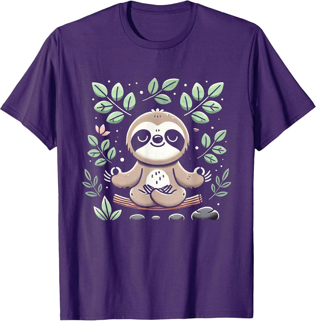 Sloth Meditating Meditation Life Apparel