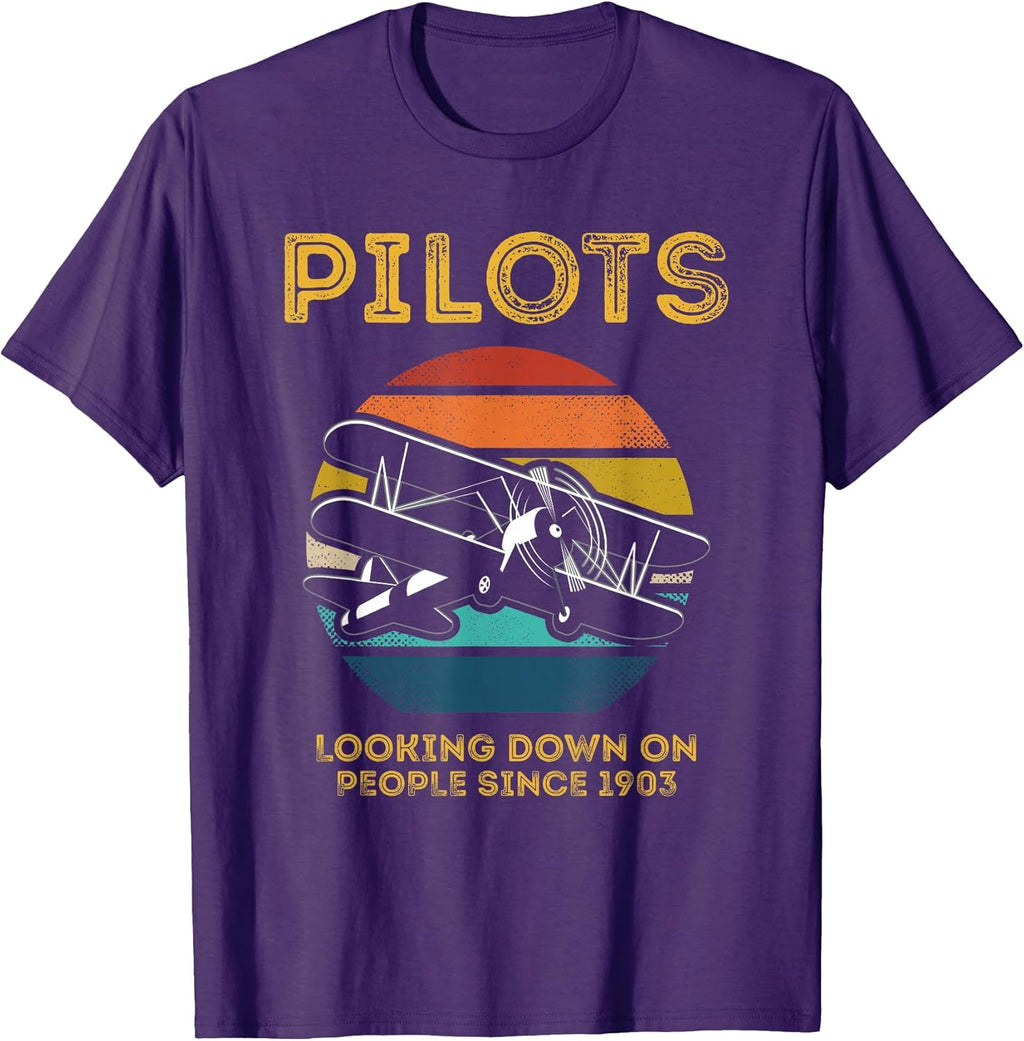 Pilots Looking Down On People Since 1903 Retro AA