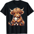 Baby Highland cow Design for kids, men and women