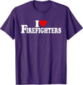 LOVE OF FIREFIGHTERS HEART FIRST RESPONDERS TEES