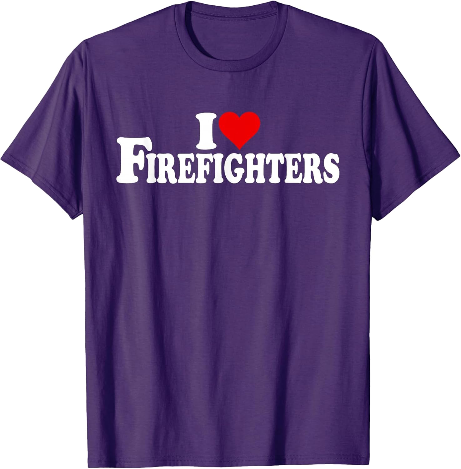 LOVE OF FIREFIGHTERS HEART FIRST RESPONDERS TEES