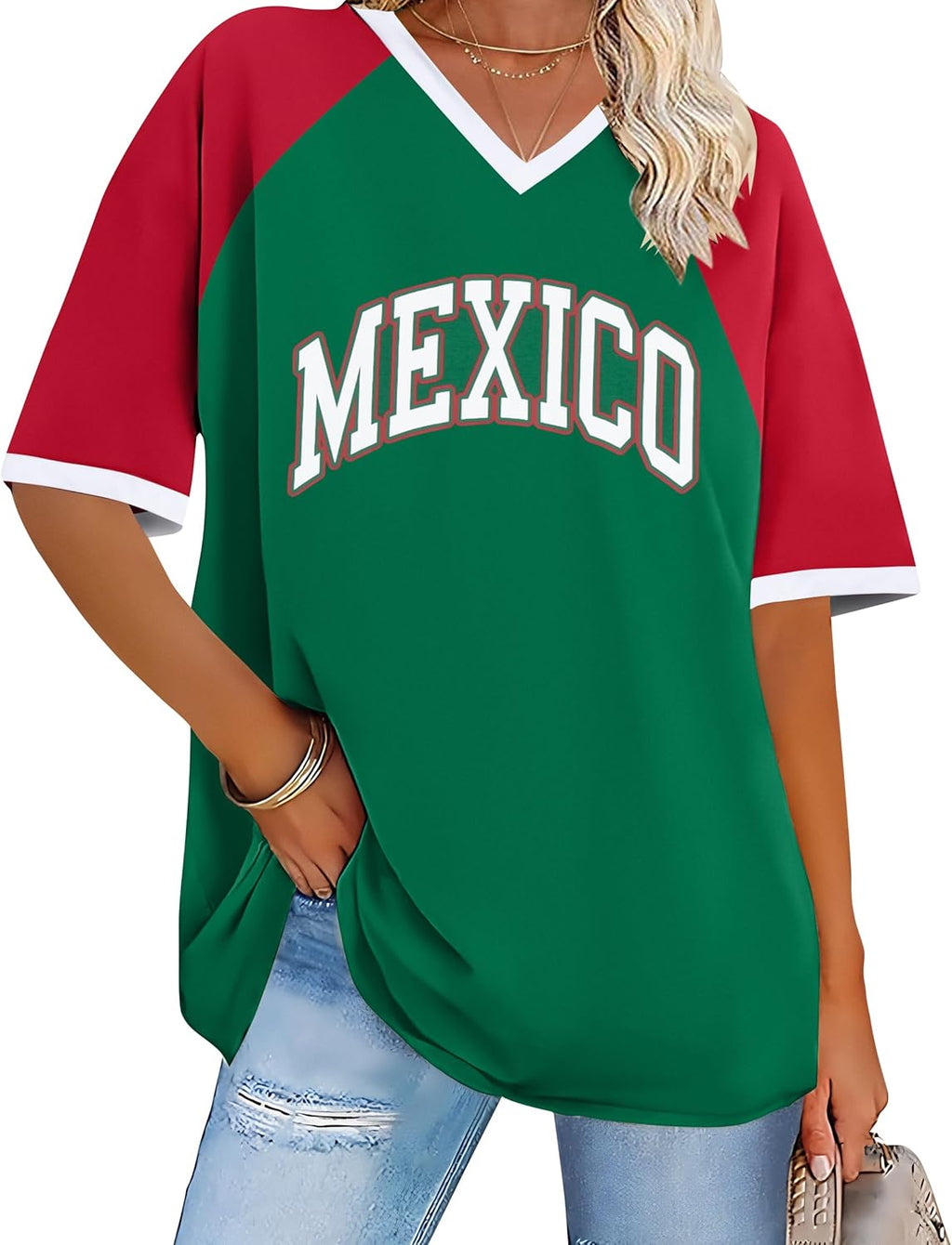 Mexico Shirts for Women Mexico Letters Print T Shirt Mexican Graphic Tees Casual Vacation Short Sleeve Tops
