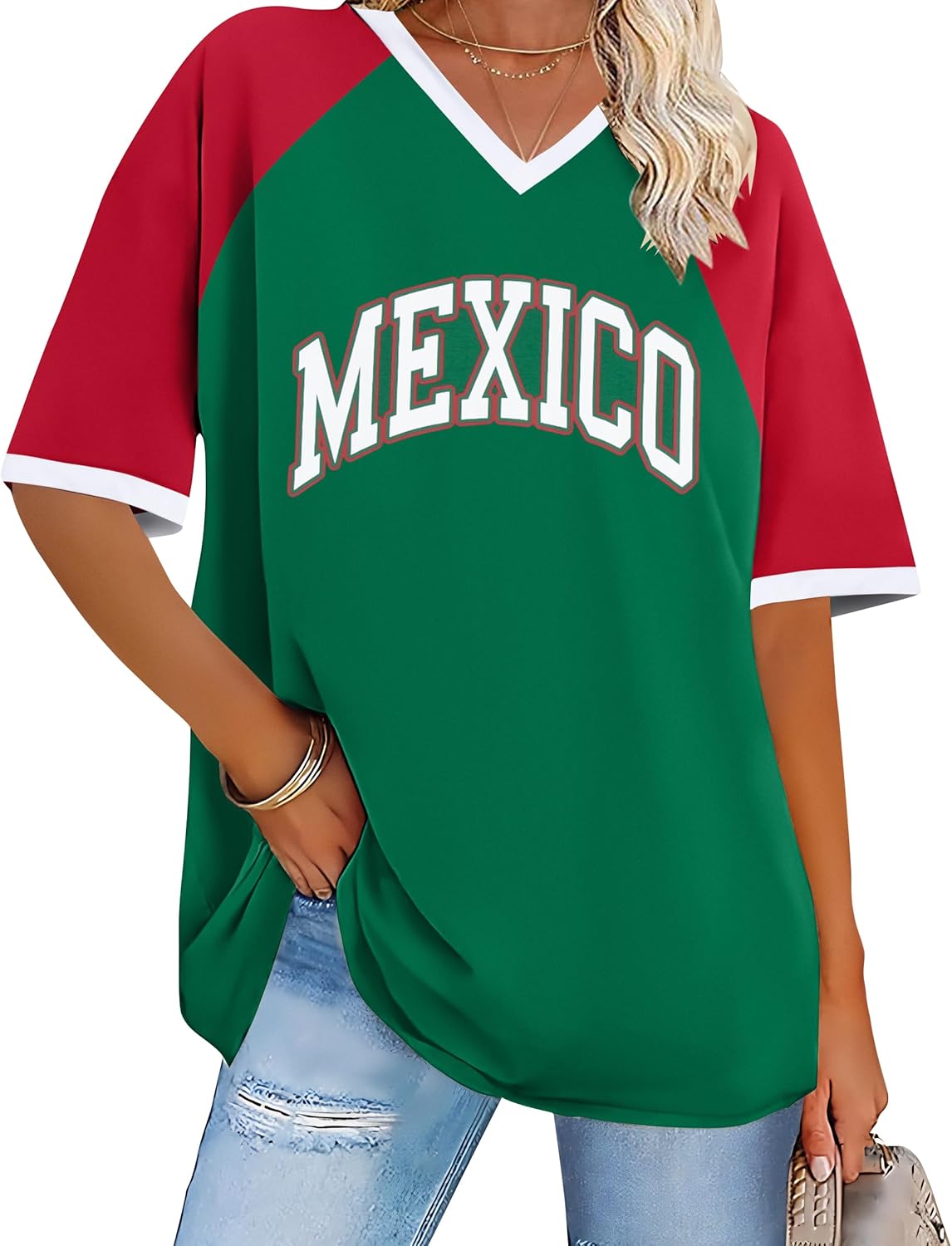 Mexico Shirts for Women Mexico Letters Print T Shirt Mexican Graphic Tees Casual Vacation Short Sleeve Tops
