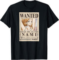 Anime Cat Burglar Nami Wanted Poster T-Shirt
