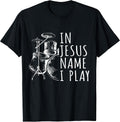 Christian Drumming in Jesus Name Play Drums Worship Drummer T-Shirt