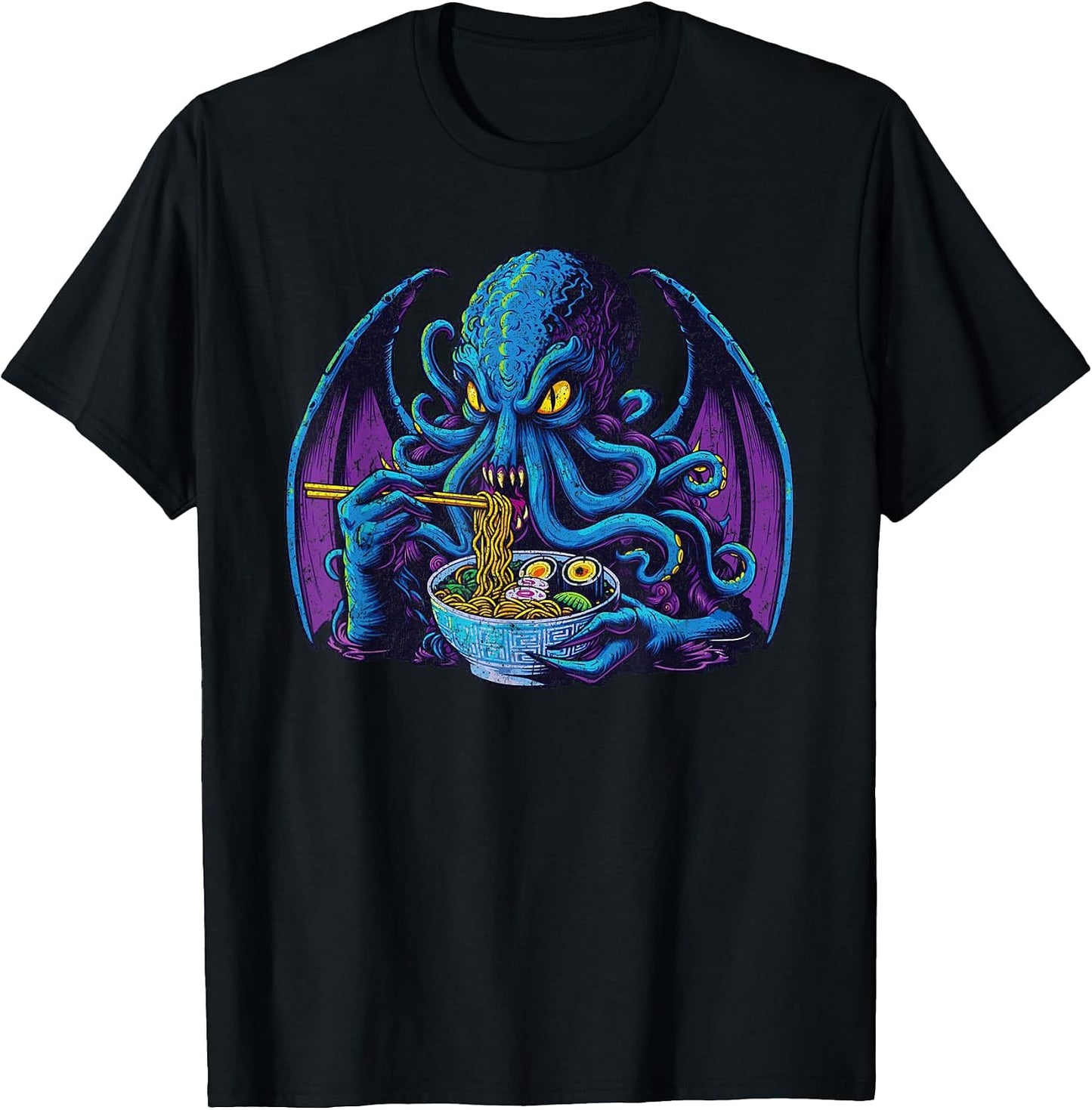 Funny Cthulhu Ramen Design