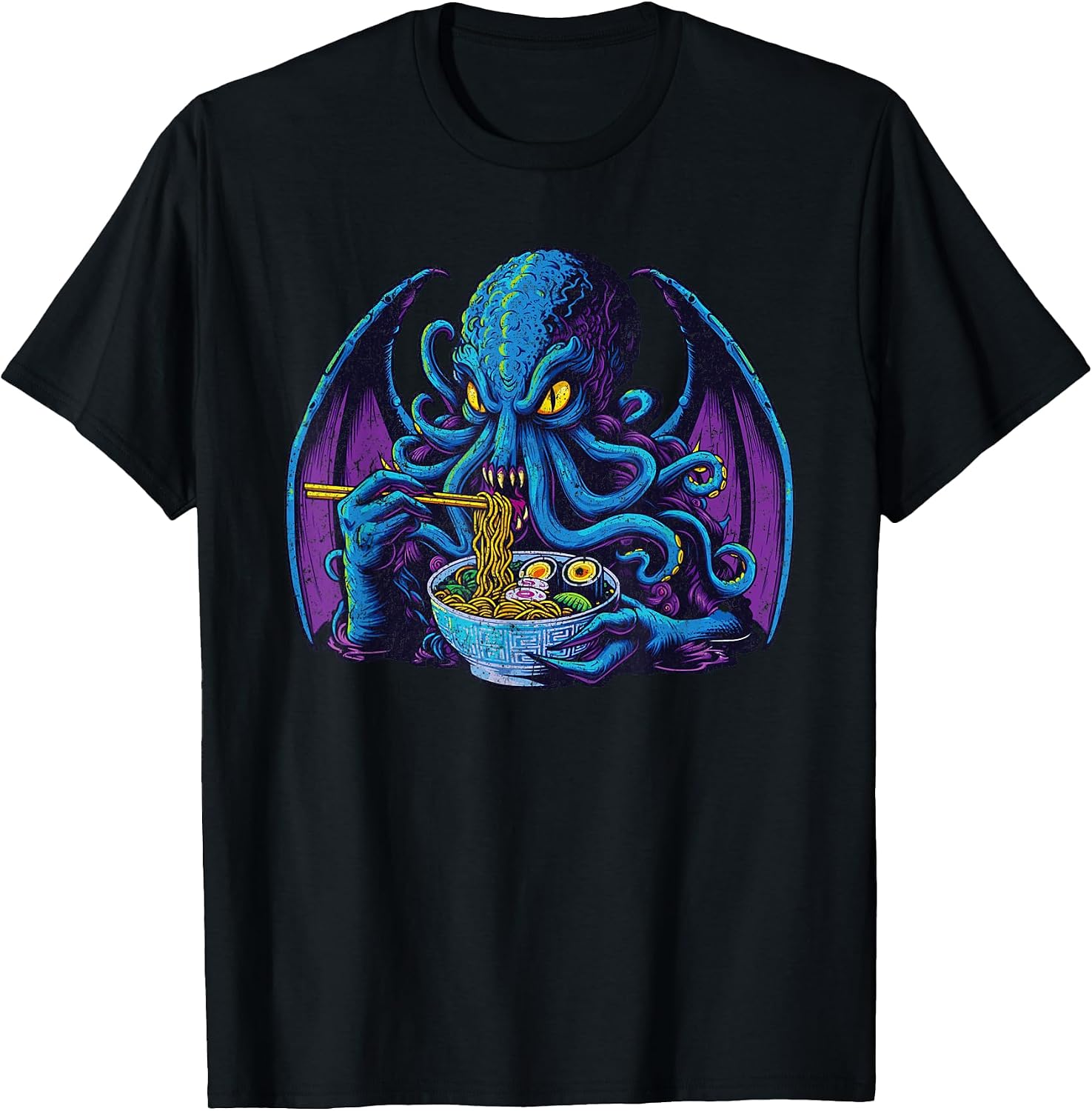 Funny Cthulhu Ramen Design