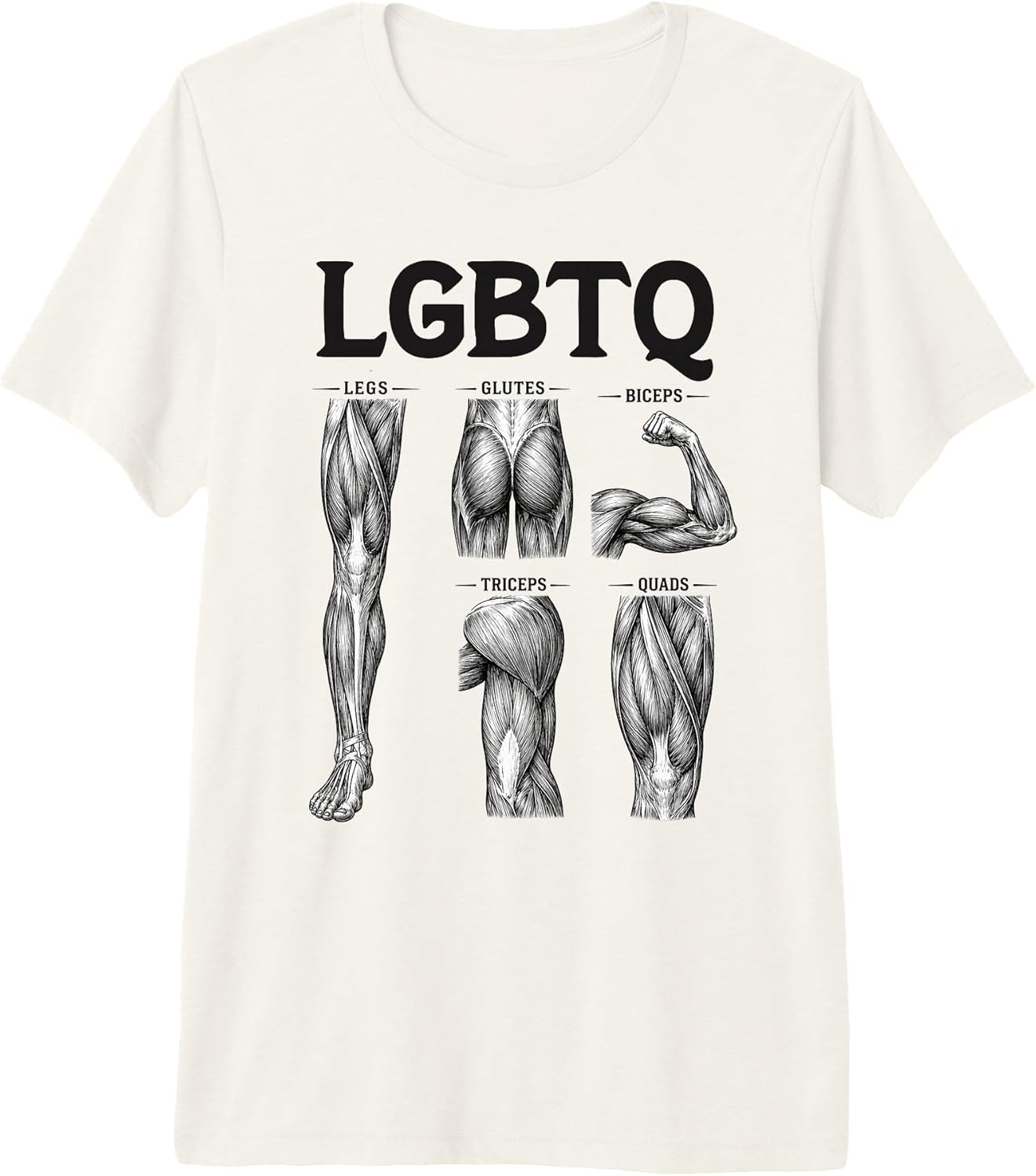 LGBTQ Muscle Anatomy Funny Gym