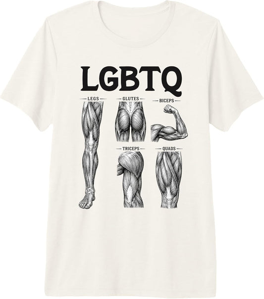 LGBTQ Muscle Anatomy Funny Gym