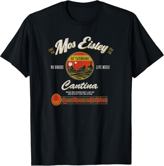 Classic Mos Eisley Cantina Live Music All Week Ad T-Shirt