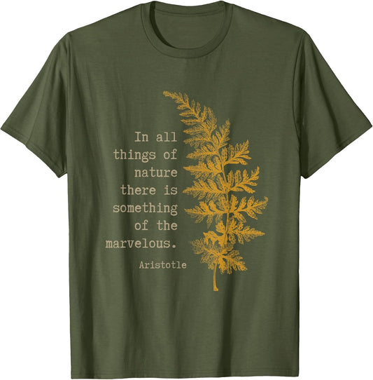 Botanical Inspired Literary Quote Aristotle