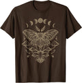 Butterfly Grunge Fairycore Aesthetic Luna Moth Mushrooms Y2K T-Shirt Small