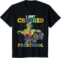 I Just Crushed PreSchool Dinosaur T-Rex Gaming Monster Truck T-Shirt