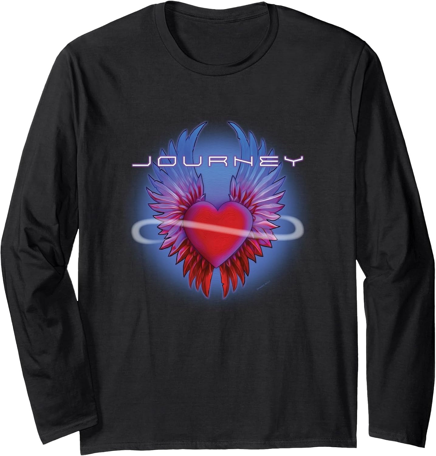 Band Infinity Winged Heart Music Vintage Band Long Sleeve T-Shirt