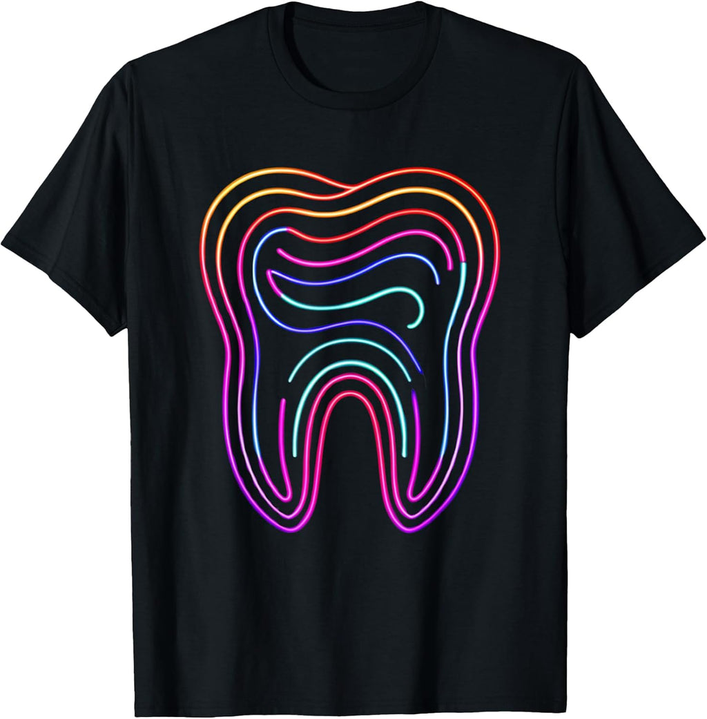 Dentist Retro Vintage Teeth Dental Hygienist Assistant Tooth T-Shirt