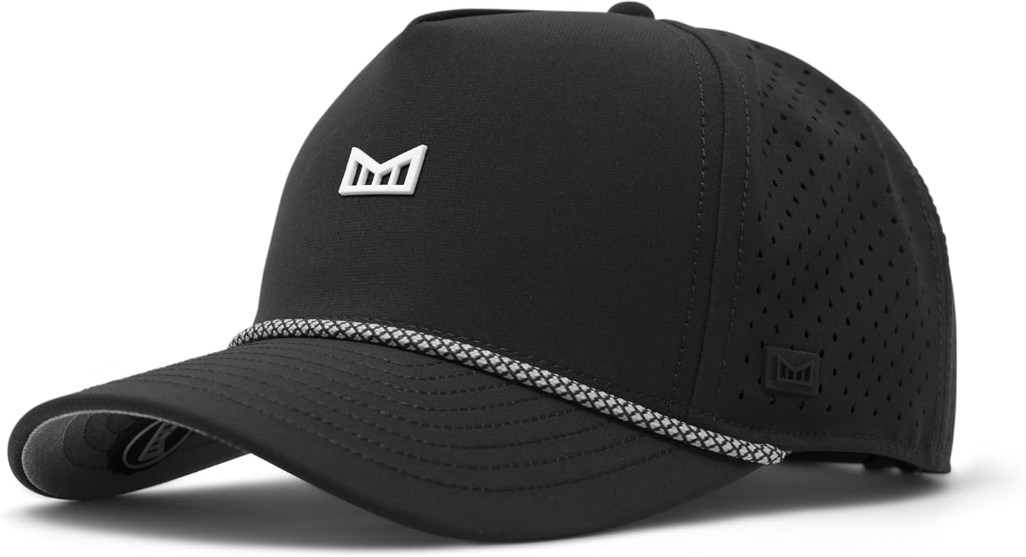 Odysea Rope Bulls Icon Hydro, Trucker & Rope Hat, Performance Hat for Men & Women, Water-Resistant Fitted Baseball Cap