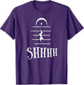 Shhh Music Note Rest Choir Orchestra Marching Band Gift T-Shirt