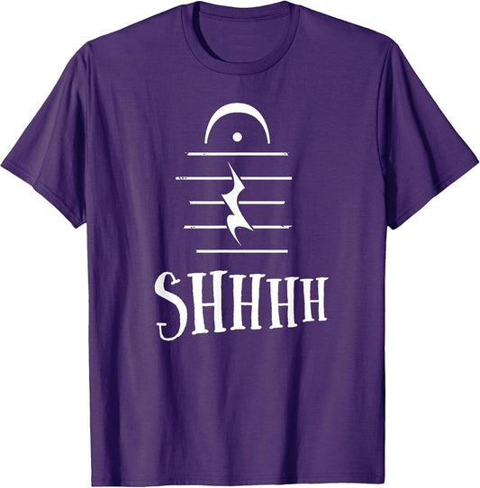 Shhh Music Note Rest Choir Orchestra Marching Band Gift T-Shirt