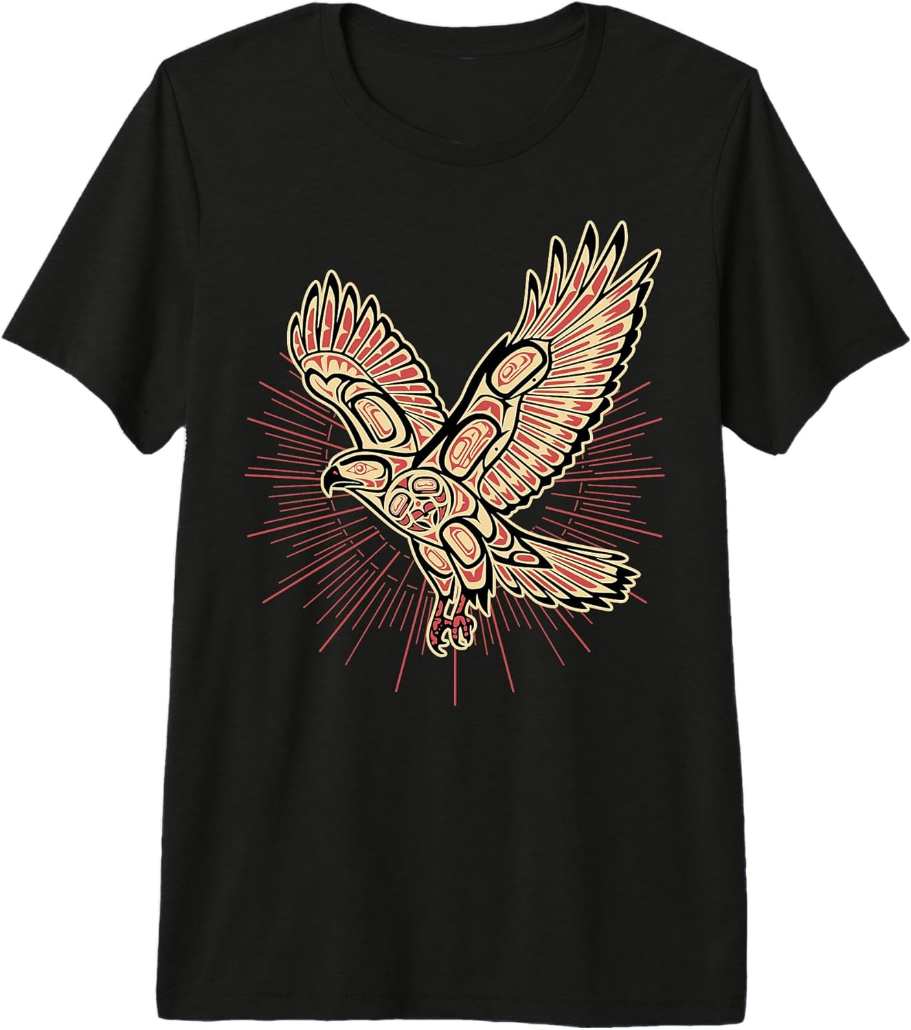 Native American Red-Tailed Hawk Art