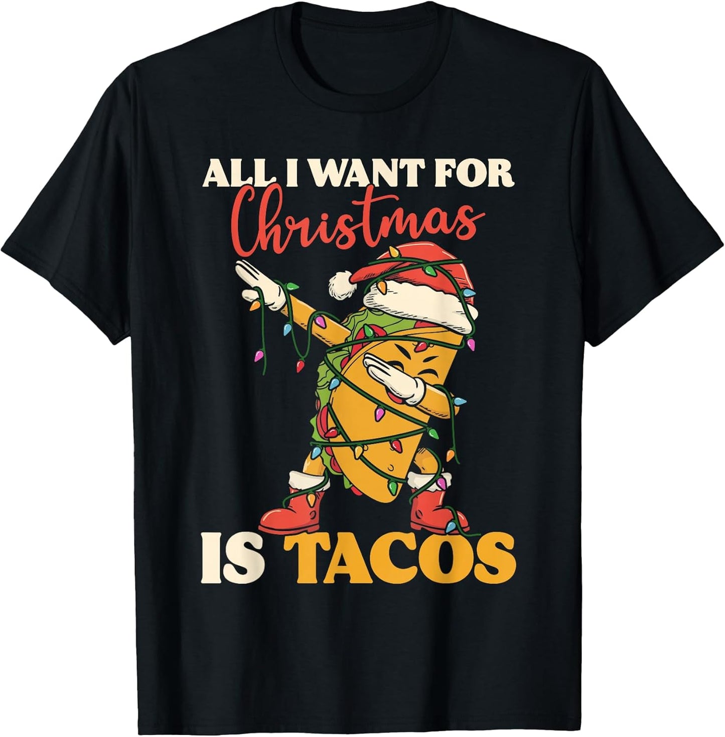 Dabbing Taco Funny Mexican Dab Xmas