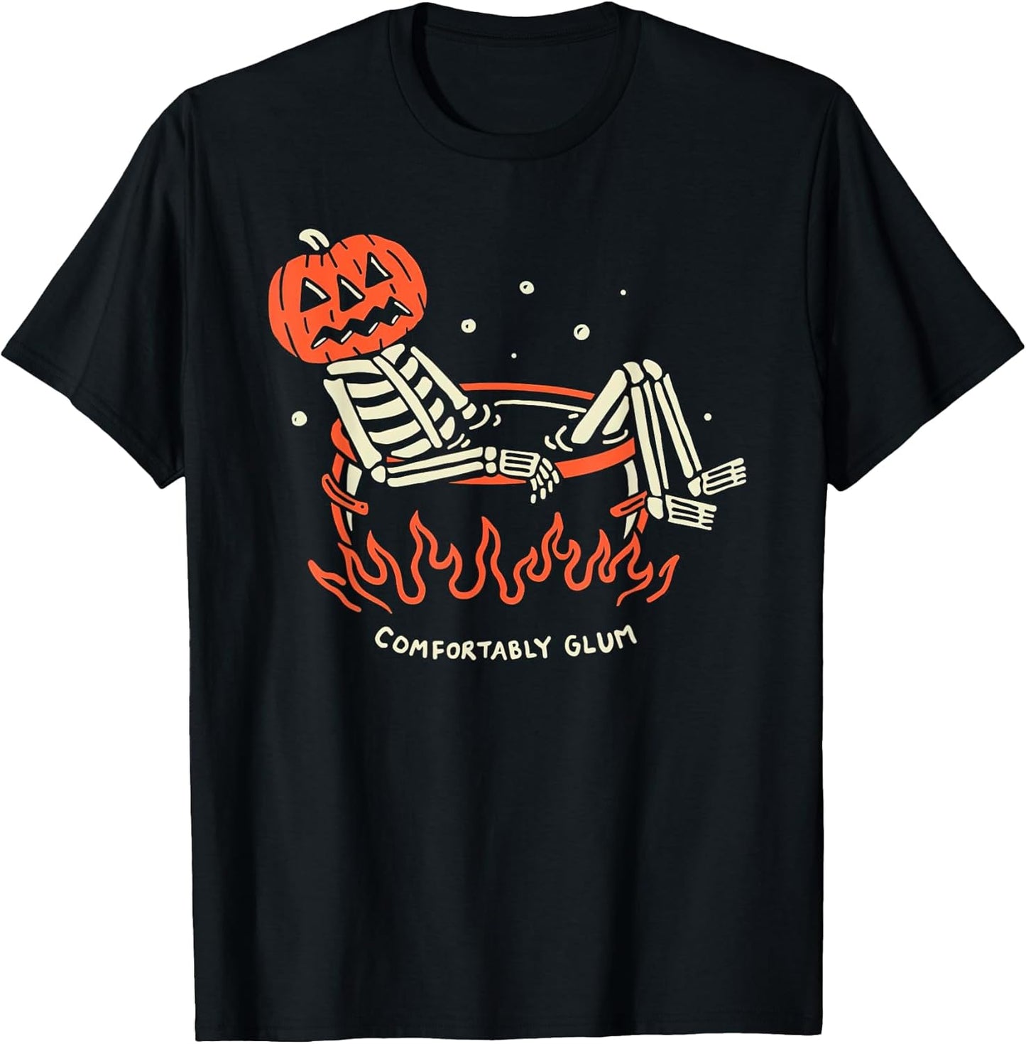 Goth & Glum - Funny Pumpkin Skeleton Cauldron