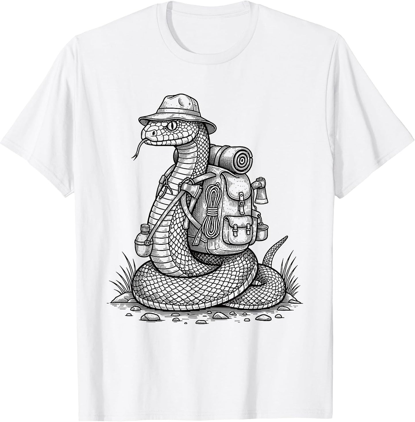 Snake Wilderness Reptile Hiking Merch.