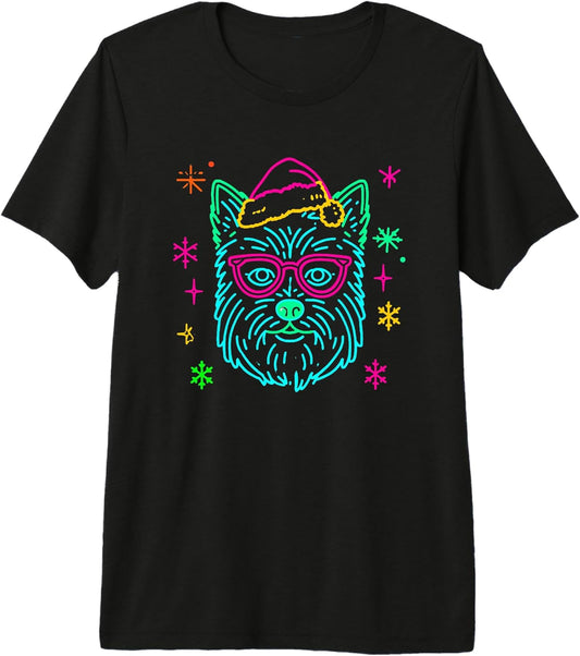 Playful Yorkshire Terrier Lover Graphics Pink