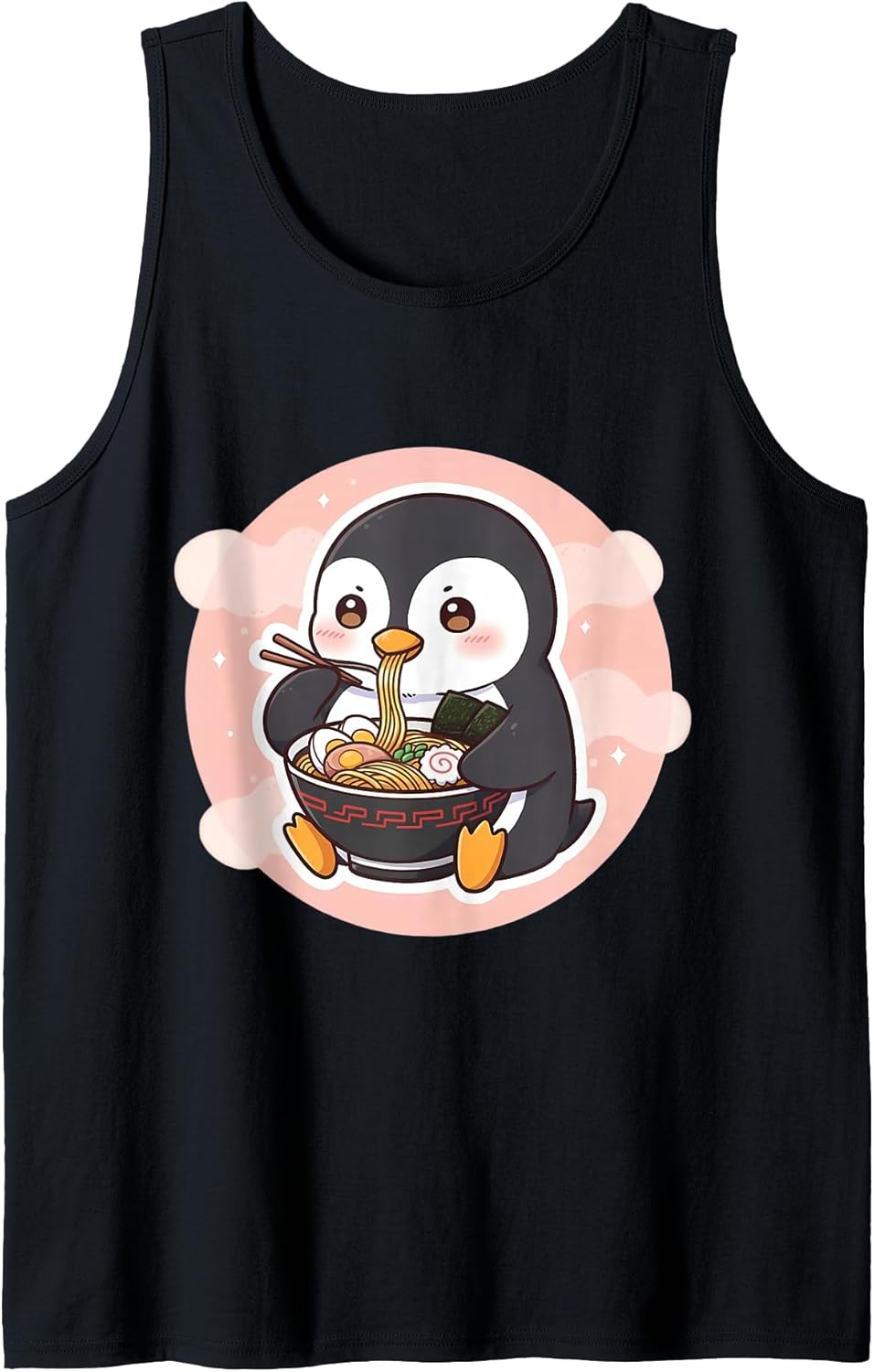 Cute Penguin Eating Ramen Noodle Soup Lover Merch