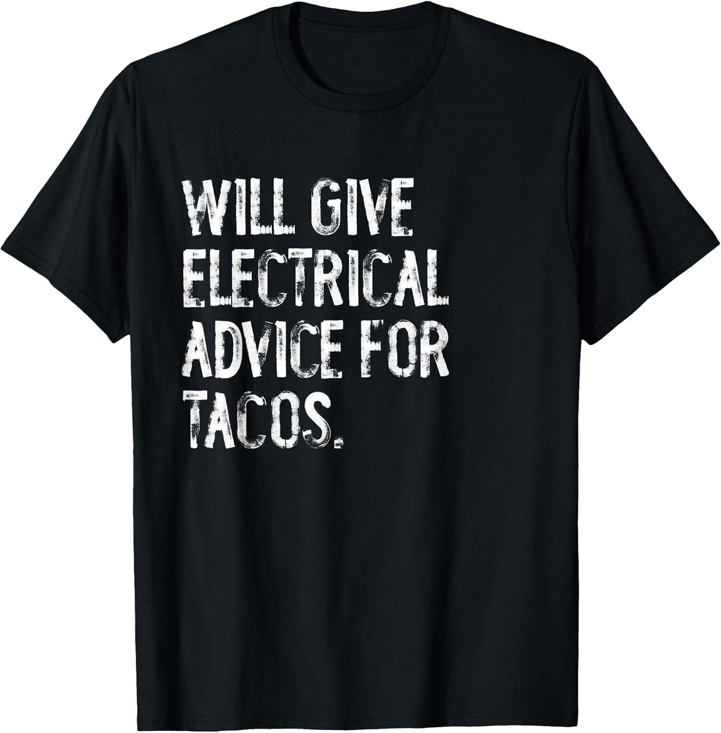 Funny Electrician Tacos Typography Gifts