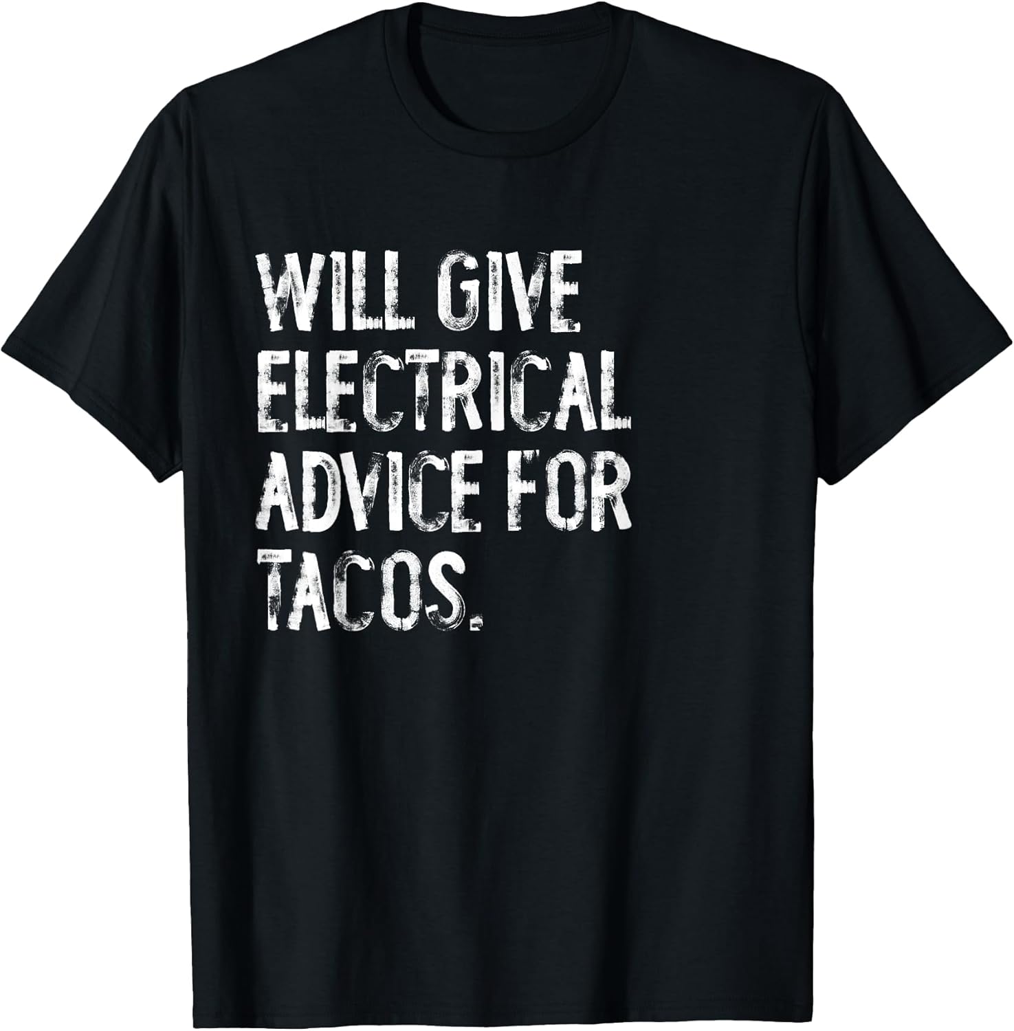 Funny Electrician Tacos Typography Gifts
