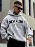 Men Hoodie, Graphic Pullover Hooded Sweatshirt with Pocket, Sizes XS-XXL