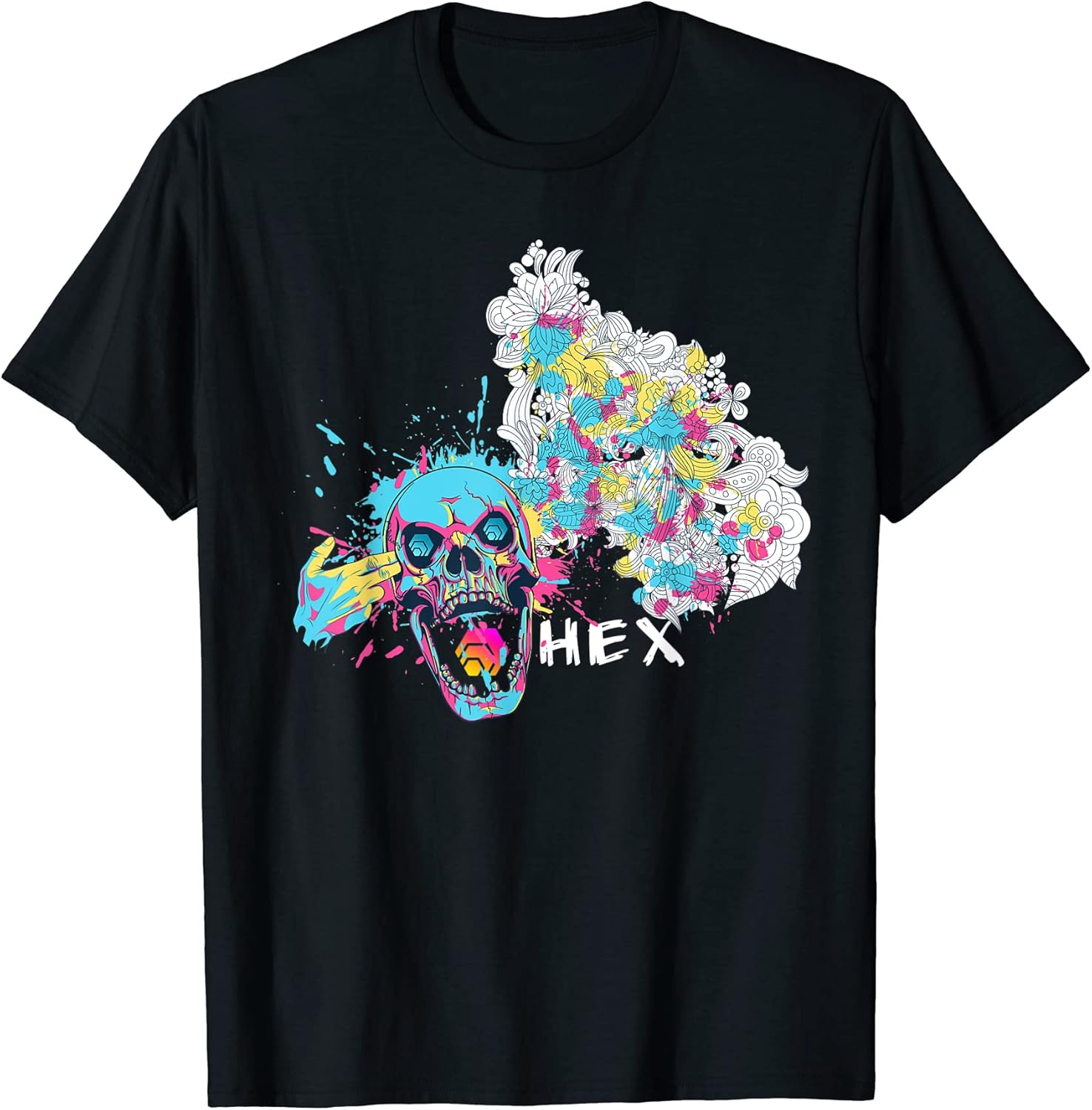 HEX Mind Blown Crypto Skull Clothes