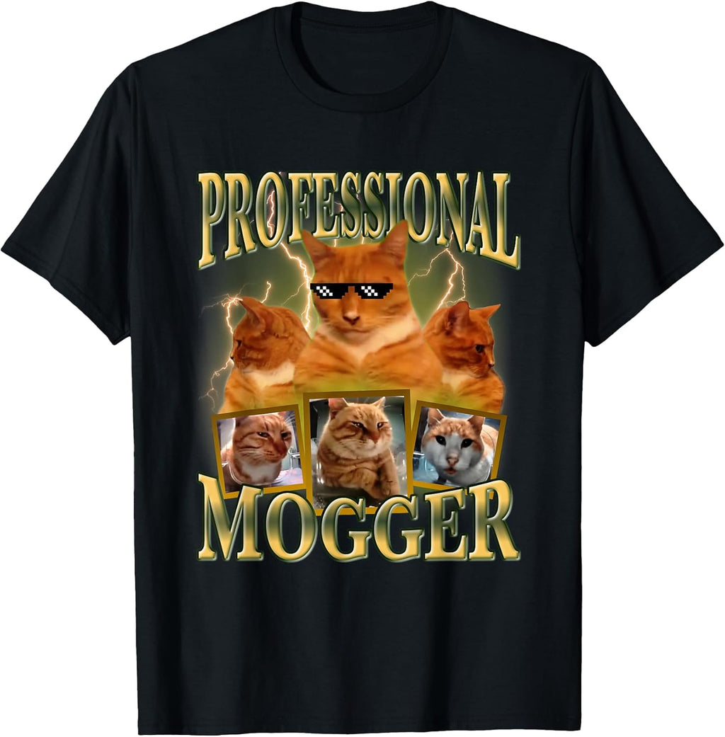 Funny Cat Lover LooksMaxxing Pun Cat