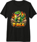 Roaring T Rex Dinosaur Shirts for Boys & Kids