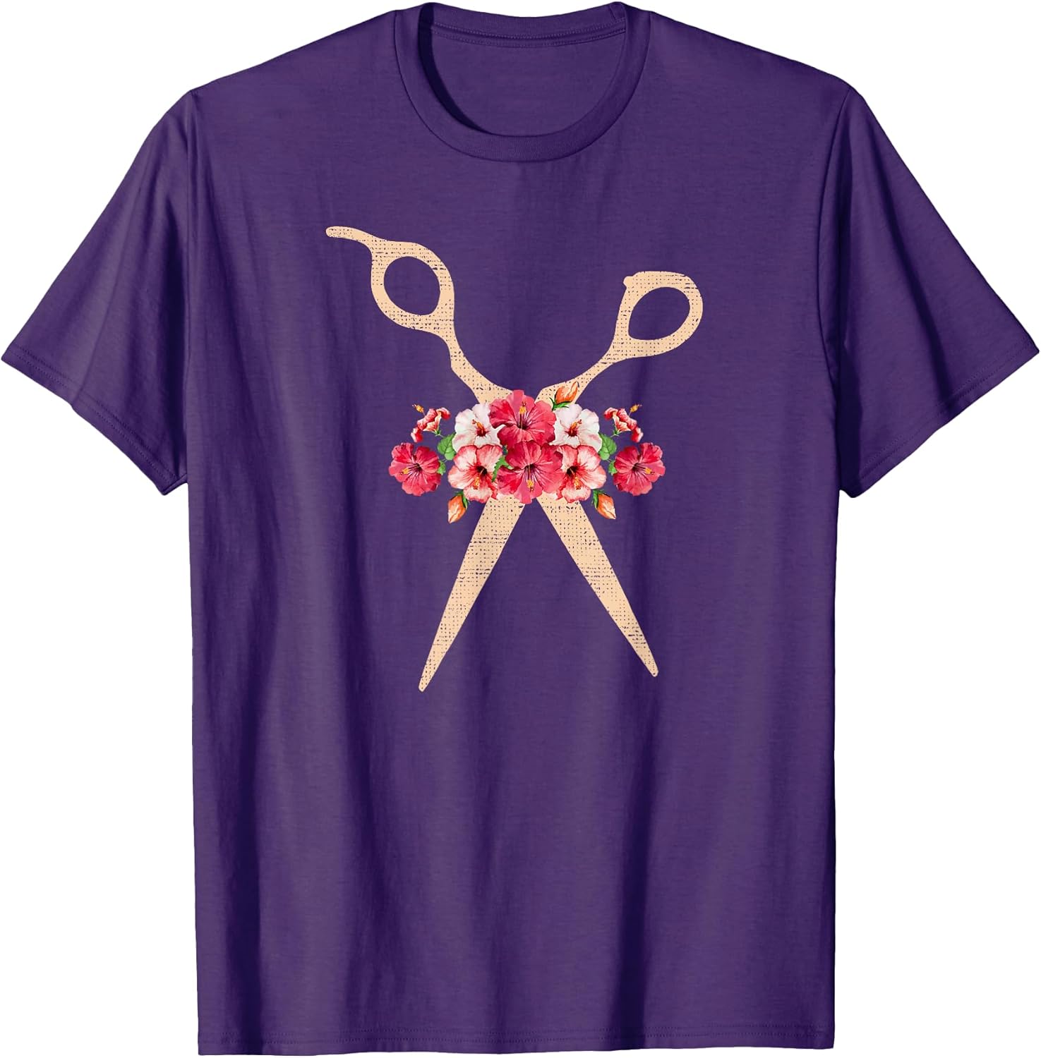 Hairstylist Cute Hairdressing Barber Floral Shirts