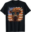 Highland Cow Gifts, Patriotic Gifts, Cool Cow,Farm