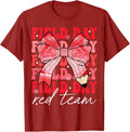 Field Day Teacher Student Kids Retro Field Day Red Team T-Shirt