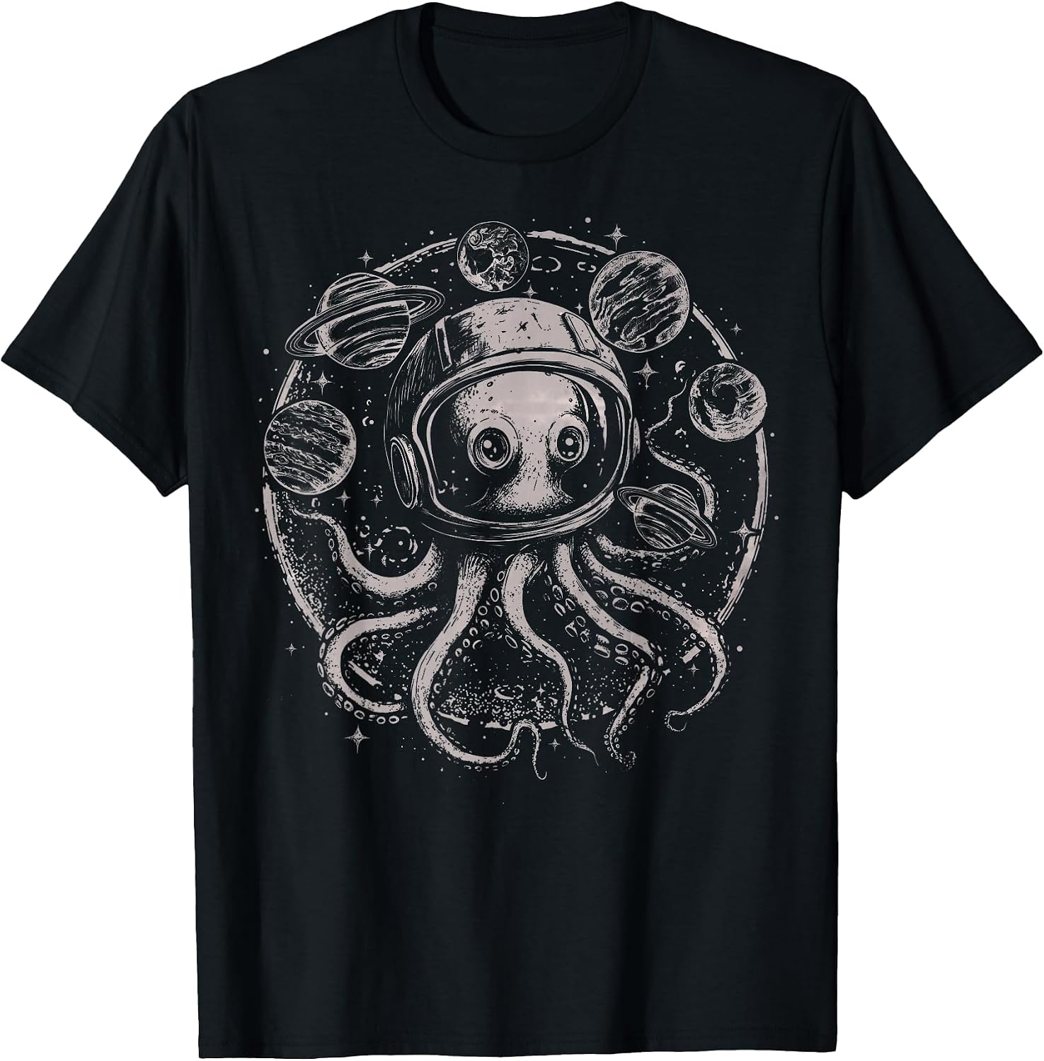 Octopus Monster Galaxy Planets Shirts & Gifts