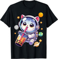 Cosmic Galaxy Boba Cat Space Kawaii Anime