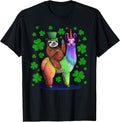 Funny Llama With Sloth Novelty Merch