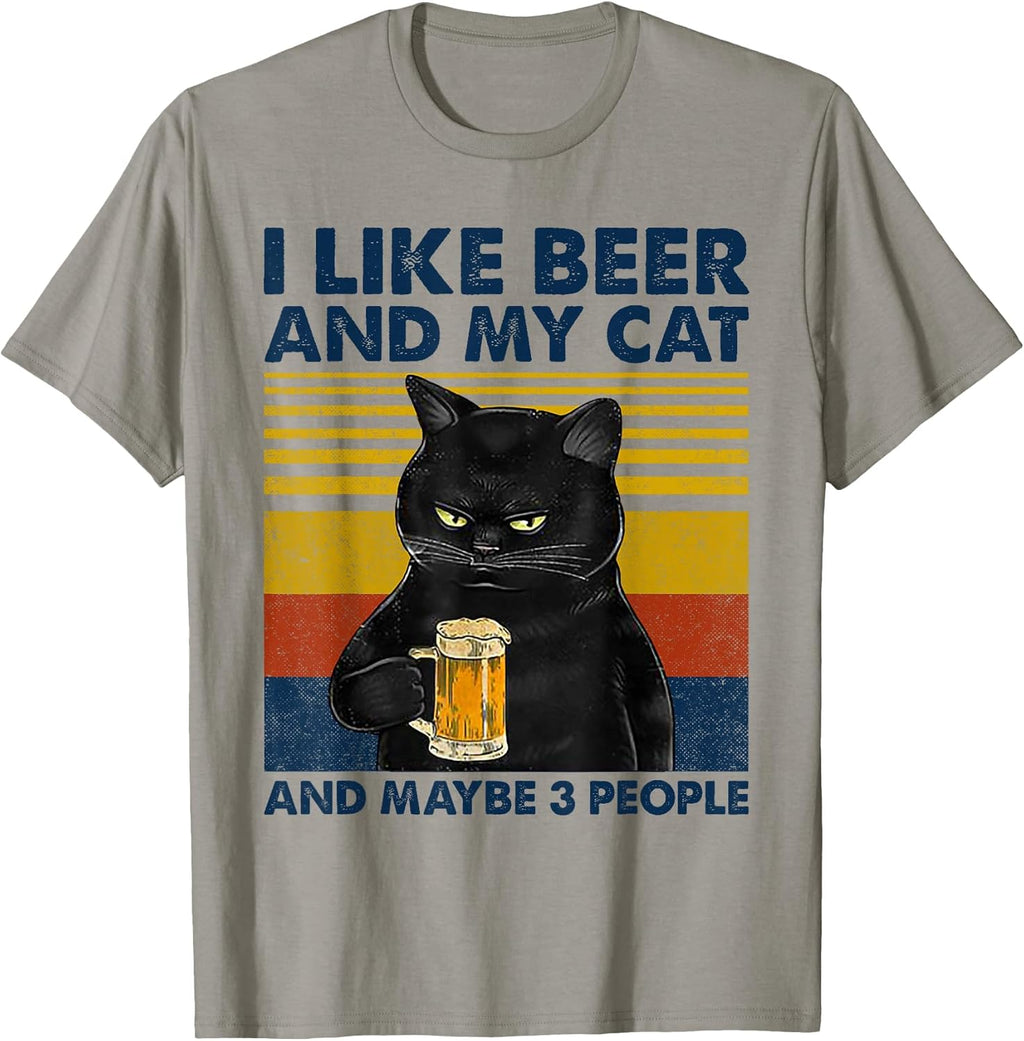Funny Cat and Beer Lovers Gift