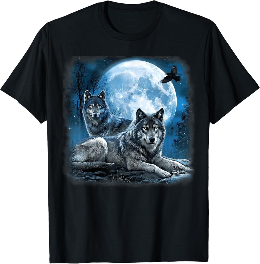 Beautiful Nature Wolf Forest Trees Men Women Kids