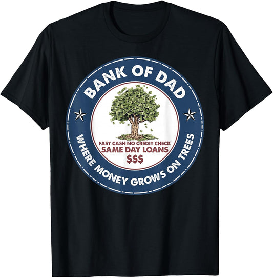 Father Bank Shirt Funny Dad Jokes