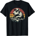 Funny Retro Capybara Dj Producer apparel